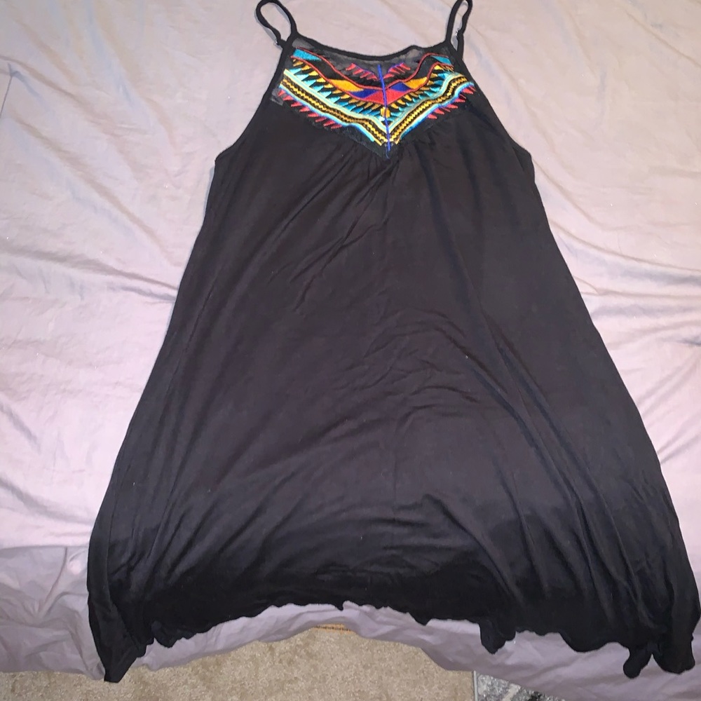 Black dress with Aztec top